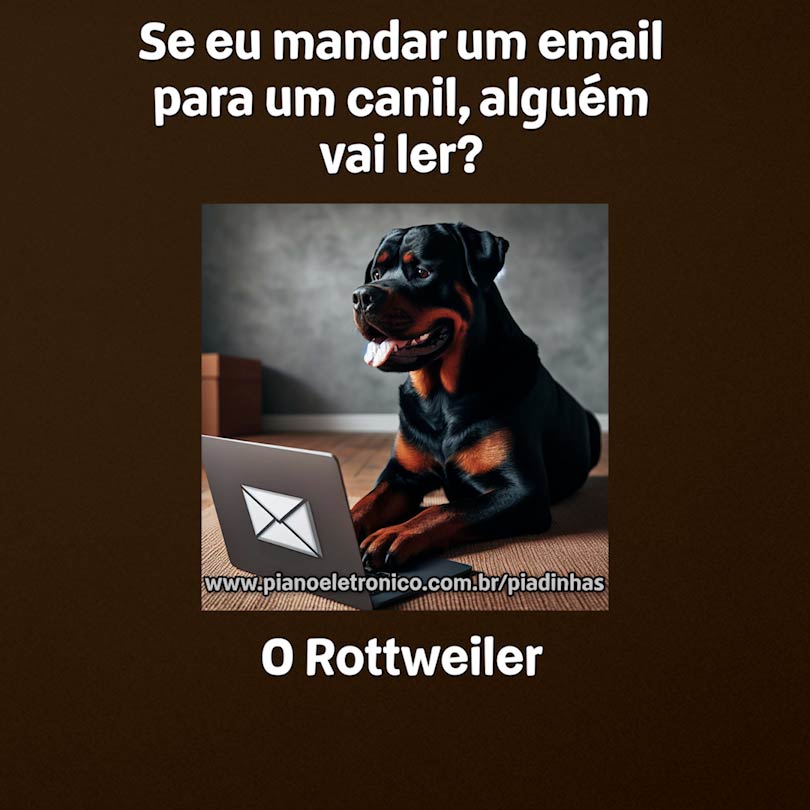 Se eu mandar um email para um canil, alguém vai ler?

O Rottweiler